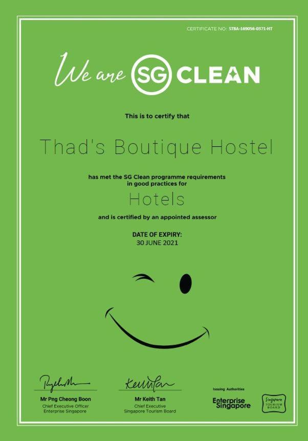 Thad'S Boutique Hostel Singapur Exterior foto